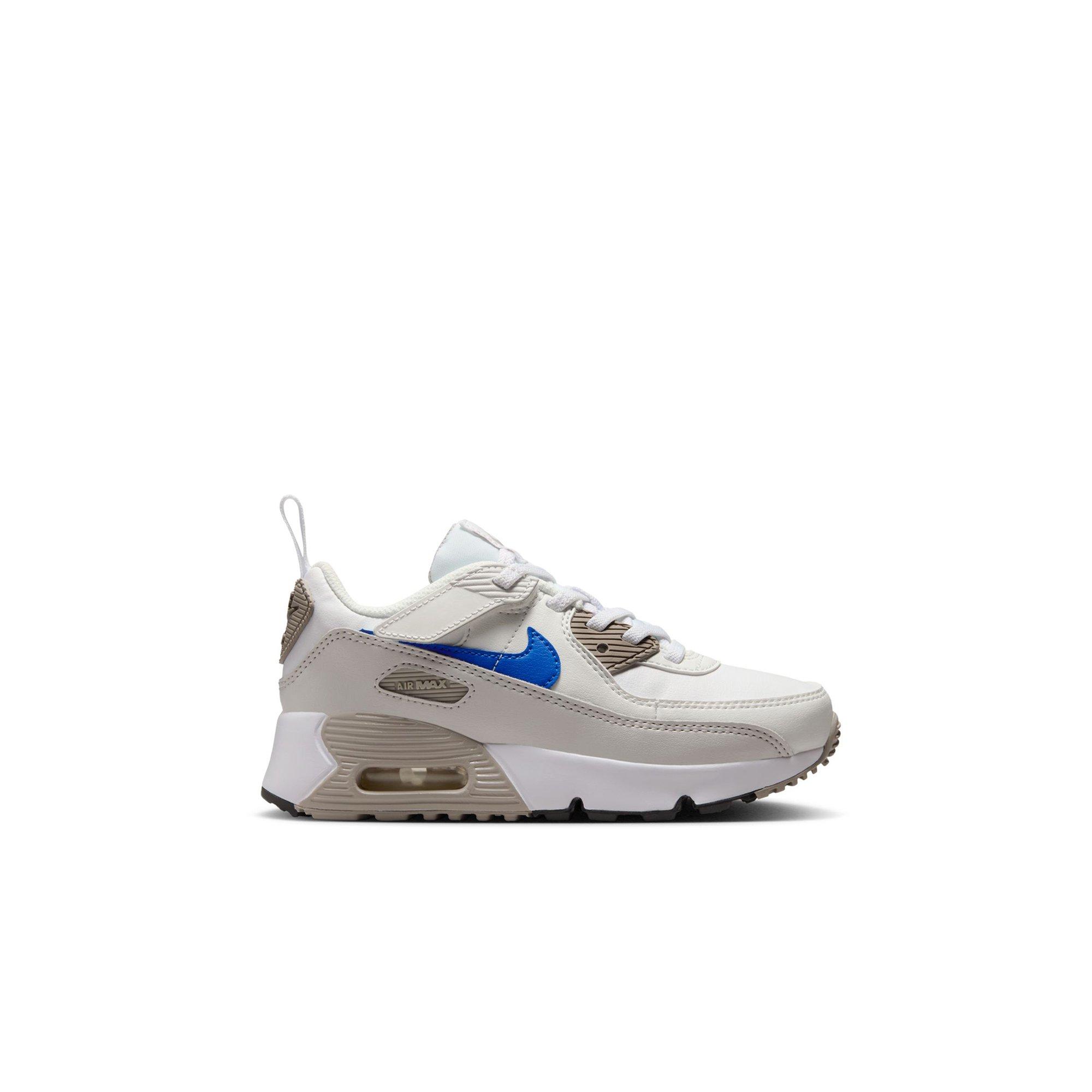 Nike Air Max 90 EasyOn "White/Racer Blue" Toddler Boys' Shoe - WHITE/BLUE